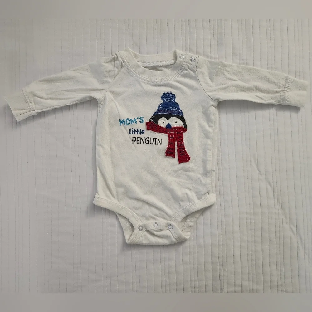 Koala Kids White Baby Onesie